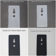 Sony Black Matte Case Xperia XZ 1 2 3 4 5 8 10 Premium L1 XZ1 XZ2 XZ3 XZS XZP XZ2P XA1 XA2 XZ4 XZ5 Z