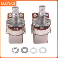Brass Shaft A1M B1M Big Potentiometer Pots for Electric Guitar Bass Parts and Long-Lasting
