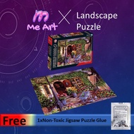 Ready Stock 1000 Pieces Landscape Puzzle 1000 Pcs Jigsaw Puzzle Character Puzzle