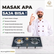 Kompor Vasa 3 Tungku Gratis Regulator Vasa Dan Selang Gass.