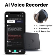 AI Voice Recorder with Speech-to-Text & Summarization, Audio Recorder for Calls, Lectures,Meetings, 