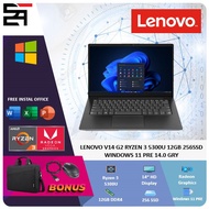 Laptop Lenovo V14 G2 Ryzen 3 5300U RAM 12GB 256SSD Windows 11 14 inch