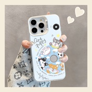 Cute Dog Case For Vivo Y17 Y12 Y12S Y30 Y7S Y50 Y100 S10 S10E V23E V23 V25 V27 V29 X60 X70 X80 X90 X