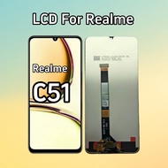 LCD Display Touch Screen Compatible For Realme C51 Touch Screen Digitizer Part