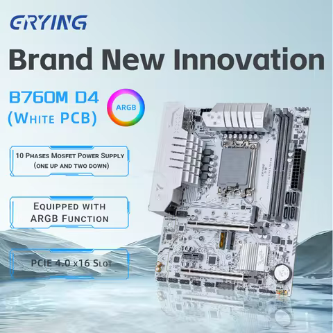ERYING B760M ARGB DDR4 Motherboard Support INTEL B760 LGA1700 CPU i5 14600KF 12400F 12600F 12490F 13