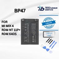 Thunder Drive Battery Compatible For MI MIX 4 RDM NT 11P+ RDM K40S BP47