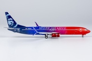 Ready Stock NG Brand 1: 400 Alaska Air B737-900ER N493AS Alloy Airplane Model Limited Edition Car Mo