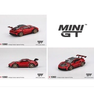 Mini GT No. 1060 Porsche 911 GT3 RS Weissach Package Guards Red