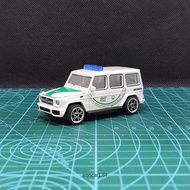 majorette mercedes benz g63 Brabus White Dubai Police Car Rare