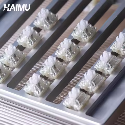HAIMU Silent Magnetic Switch Linear Mechanical Magnetic Keyboard Super Smooth RGB Pom Axis 37gf 500G