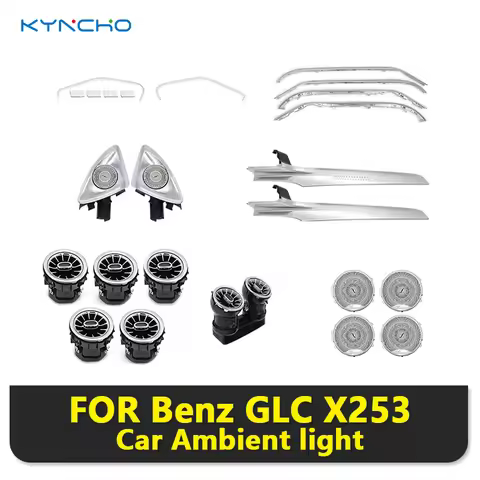 For Benz GLC X253 car Ambient Light Kit C200-C220-C250-C300-C350-C400-AMG43-AMG63 Automotive Ambient