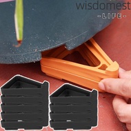 WISDOMEST Plant Flower Pot Feet Stand, Indoor Outdoor Display Flower Pot Feet, Invisible Garden Supp