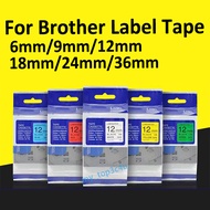 For Brother P-touch Printer TZe-231 TZ Laminated Label Tape for PT-H107B PT-H110 PT-E110VP PT-D210 P