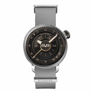 BOMBERG｜BB-01 石英機芯系列 全鋼灰面米蘭帶錶款－錶徑 43mm