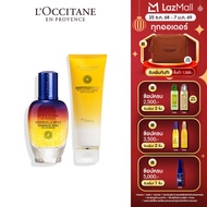 LOccitane Immortelle Reset 50 ml and Divine Cleansing Cream-In-Foam 125ml ล็อกซิทาน พรีเซรั่มและโฟมล