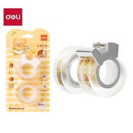 Deli Adhesive Tape (Blister of 2 rolls)