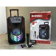 8 Inch Outdoor Portable trolley Speaker DJ Speaker System Subwoofer Sound Box With