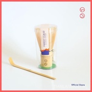 Set Pemukul & Sudu Matcha Buluh Forest Cloud | Chasen Tradisional & Sudu Buluh | Aksesori Teh | Stok