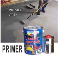 PRIMER GREY 5L Epoxy paint ( GREENTECH EPOXY ) Cat Lantai ( 4L + 1L Hardener )  Floor Coating PROTECTIVE WATERPROOF