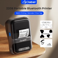 CLABEL 220B Bluetooth Label Printer | Portable Thermal Sticker Maker for Jewelry Price Tag