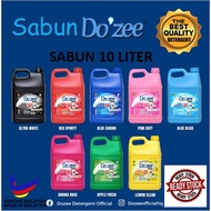 Sabun Pencuci Pakaian Do'zee | Sabun Basuh Baju Halal JAKIM 10kg | Sabun Viral Wangi Bersih | Liquid