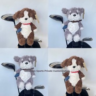 Puppy Schnauzer golf club cover, driver cover, 3- and 5-wood fairway wood head protection cap