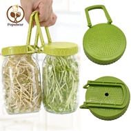 Popubear  Food Grade Plastic Sprouting Lids Sprouting Jar Lids Easy Sprouting Kit for Wide Mouth Jar