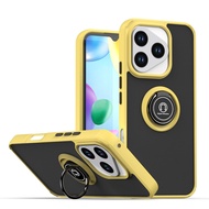 Magnetic Ring Stand Shockproof Cover for Honor 400 Lite 400 Pro Armor Matte Rotatable bracket Finger