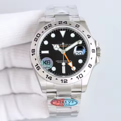 Clean Factory Dual Time Zone GMT Watch 42MM For Men Automatic Mechanical Watch 3285 Movement