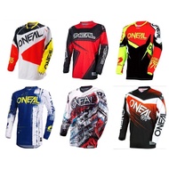 台灣現貨ONEAL 男式 秋季長袖越野摩托車騎行服賽車襯衫Fox Racing Jersey BMX MTB MX自行車