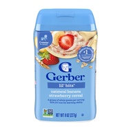 Gerber Lil' Bits Oatmeal Banana Strawberry Baby Cereal (227g)