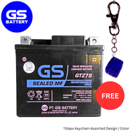 GS Motorcycle Battery GTZ7S / GTZ6V for RAIDER 150 CLICK V1 V2 ADV 150 NMAX V2 w/ Keychain