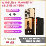 【SG】 NEW Wireless Selfie Magnetic Magsafe Monitor Screen Photo iPhone Android Rear Camera Zoom Contr