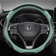 Car Steering Wheel Cover Carbon Fiber Leather For Honda Civic 2015-2021 CRV XRV ACCORD 2016 ~ 2019 2