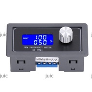 JUIC PWM Signal Generator, Adjustable Output DC 3.3V-30V Frequency Generator, Stable LCD Display Squ