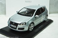 【現貨特價】1:18 Norev VW Golf 5 GTI Pirelli 2007 五代銀色 ※合金全開※