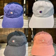 🇺🇸Champion C logo Cotton 6-piece cap classic Cap Washed old cap 經典 冠軍🏆 純棉水洗老帽 6片帽 含吊牌 4色 one size