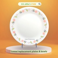 Corelle Tangerine Garden Loose Replacement Plate Bowl (Sold Individually) Pinggan Mangkuk
