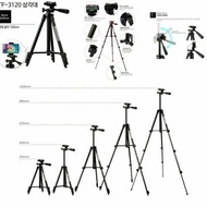 Makassar TRIPOD 1 METER 3110 HP DAN KAMERA UNIVERSAL PROFESIONAL BONUS