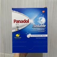 Panadol SOLUBLE 1 BOX CONTAINS 30 BOARDS 120 TABLETS ORI MALAYSIA COLD & FLU IMPORT