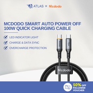 ATLAS MCDODO Smart Auto Power Off CA 2040 0870 0570 0480 100W 6A 36W 3A USB A C L Fast Charging Cabl