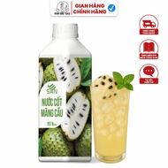 SAN custard apple juice, 100ml sample, free recipe, aroma, natural fruit