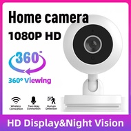 【easy to install】cctv camera for home wireless with voice connect to cellphone night vision 1080p hd ip camera 360° rotation two-way intercom Remote monitoring mini camera IP Security Cameras wifi camera 360