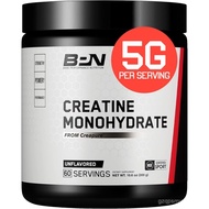BARE PERFORMANCE NUTRITION, BPN Pure Creatine Monohydrate Powder by Creapure, 5g of Creatine per Ser