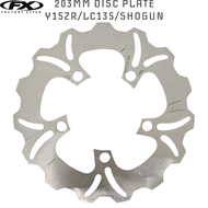 FX LC135 Y15ZR SHOGUN DISC PLATE CNC CUTTING 203MM REAR DISK BRAKE STANDARD Motorcycle Accessories D