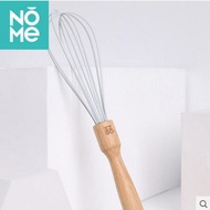 NOME/Nomi home wooden handle green silicone egg beater manual whipped cream beaten egg beater egg