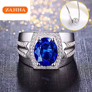 cincin silver 925 origina cincin lelaki silver Moissanite ring for men