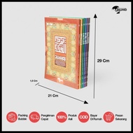 Al Quran Duo Latin Jumbo A4 Paket Box Isi 6 Jilid Quran Mudah Baca