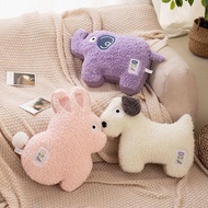 INS Style Super Soft Sleeping Pillow Cat Bunny Couch Pillow Animal Throw Pillow dWVf