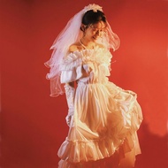 Retro 80s Sense Nostalgic Wedding Photography Clothing Photo Studio Lace White Gauze Wedding Picture